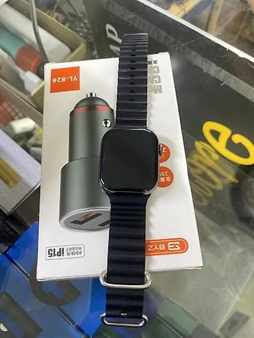 Смарт-часы с прямоугольным дисплеем и магнитным ремешком из