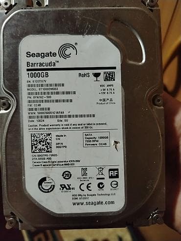 выкуп старых компьютеров: Жесткий диск Seagate Barracuda 3.5" на 1 тб Характеристики: - — 1