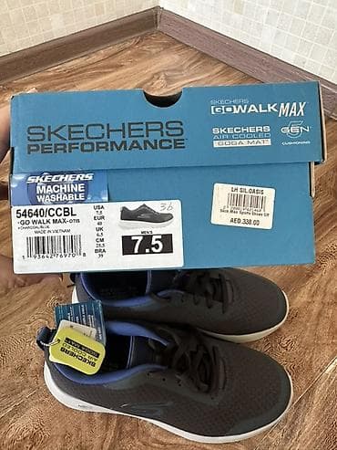 кроссовки скейчерс мужские: Мужские кроссовки, 40, Skechers Performance, Новый, цвет - Серый, Самовывоз — 5