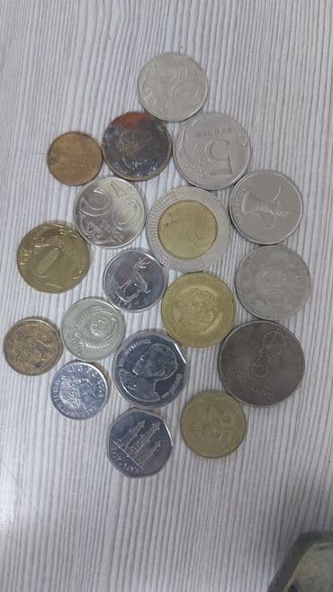 фирменные часы: Набор разнотипных иностранных монет для коллекци 📋 Список монет 1 — 3