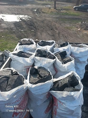 одежды для девочек: Доставка угля. - Уголь в мешках, загружен в бортовой грузовик. - — 2