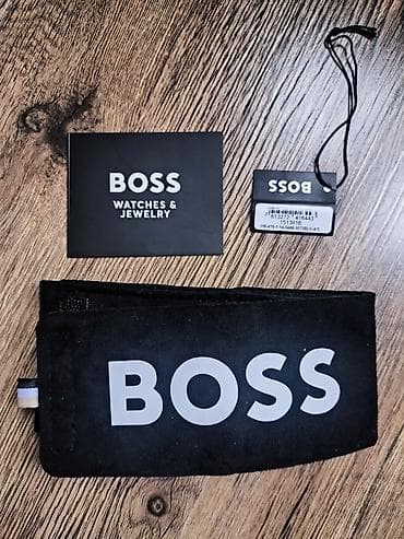 Аксессуары: Классические часы часы, Hugo Boss, Мужские, Новый — 3