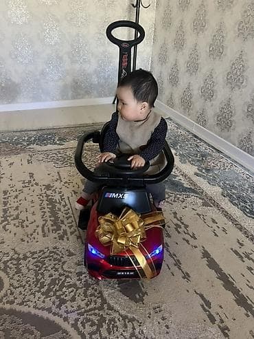 Толокары: Каталка-машинка для детей MX5, красная - Тип: детская каталка с — 1