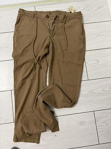 Мужские брюки-чиносы MNZ ZS-103 - Цвет: бежево-карамельный