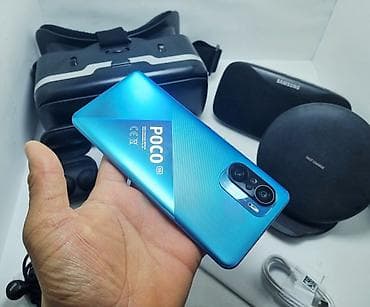 Poco F4, Новый, 128 ГБ, цвет - Синий, 1 SIM, eSIM, 2 SIM