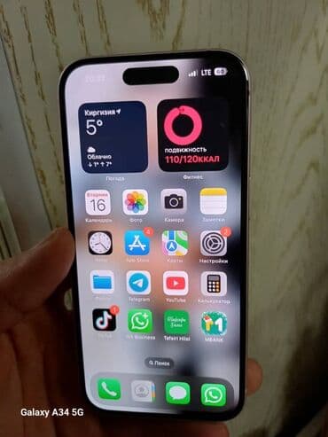 IPhone 15, Б/у, 128 ГБ, Розовый, Коробка, Чехол, 88 %