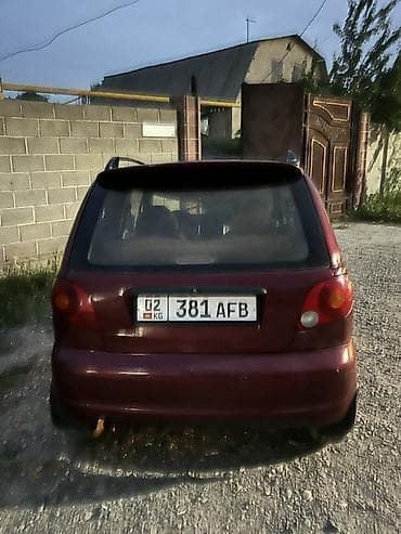 gac s7 цена в бишкеке: Daewoo Matiz: 2009 г., 0.8 л, Механика, Бензин, Хэтчбэк — 3
