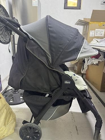 Коляска, цвет - Черный, Б/у at lalafo.kg Коляска, цвет - Черный, Б/у