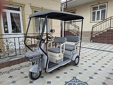 gilera runner: Электрический трёхколёсный рикша-карт для перевозки пассажиров — 5