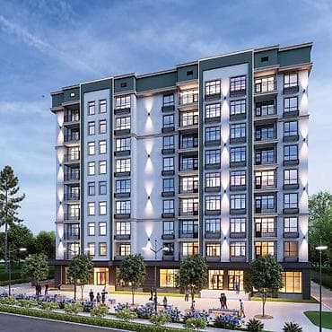 Батирлер: 1 бөлмө, 55 м², Жеке план, 9 кабат, Даяр ПСО (өзү оңдоп түзөтүп бүтүү үчүн) — 2