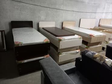 кованная кровать: Бир кишилик керебет, Жаңы, Матрасы бар, узуну - 190 см — 3