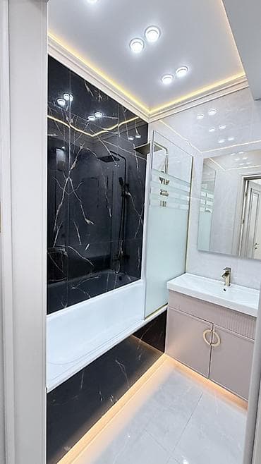 ню сити: 3 комнаты, 80 м², Асанбай мкр Элитка, 10 этаж, Дизайнерский ремонт — 6