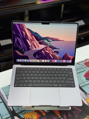 макбук m1: Ноутбук, Apple, 8 ГБ ОЭТ, Apple M3, 14 ", Жумуш, окуу үчүн, эс тутум SSD — 4