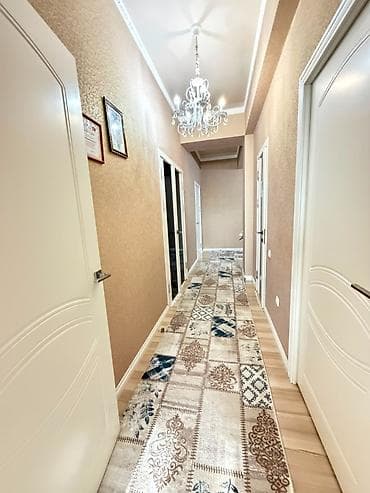 Квартиры: 3 комнаты, 118 м², Асанбай мкр Элитка, 8 этаж, Дизайнерский ремонт — 3