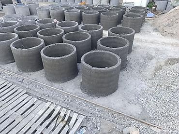 цистерна пищевой: Бетонные кольца размер маленькие 110/90 большие 150/90 — 7