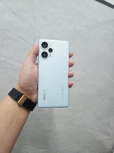 Poco F5, Колдонулган, 256 ГБ, түсү - Ак, 2 SIM — 1