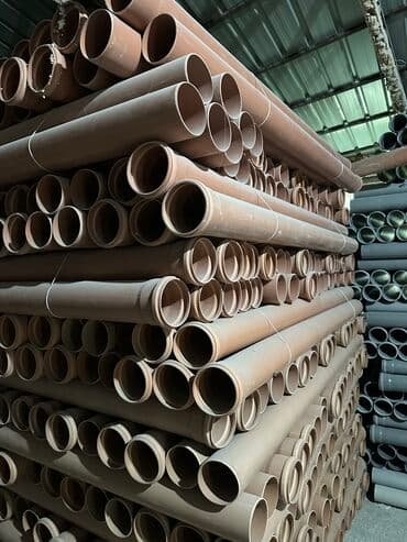 пластиковые цистерны: Труба для канализации Материал: Пластик, Диаметр: 100 мм, Толщина стенки: 3 мм — 1