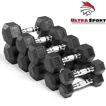 Гантели: Резиненные гантели 💪🏻 ▫️высококачественные ▫️безопасные — 1
