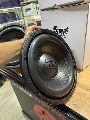 Автоэлектроника: Сабвуферы AMP Energy of Sound — серия MASS, 12" Варианты: - MASS 500 — 6