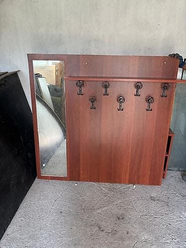 обувная: Прихожая комплект из 2 модулей, цвет тёплый орех/махагон (ЛДСП) — 1