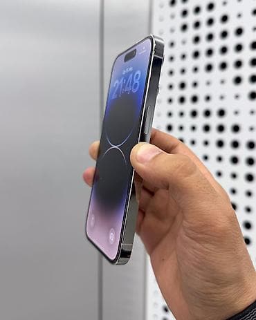 карейский айфон: IPhone 14 Pro, Б/у, 256 ГБ, Белый, Защитное стекло, Чехол, Коробка, В рассрочку, 87 % — 4