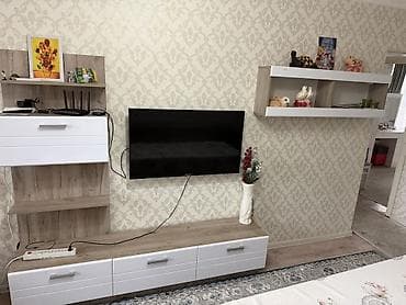 Гарнитур для зала, Тумба под ТВ, МДФ, цвет - Белый — 1