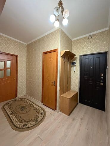 сдается квартира мкр достук: 2 комнаты, 54 м², 105 серия, 2 этаж, Евроремонт — 9