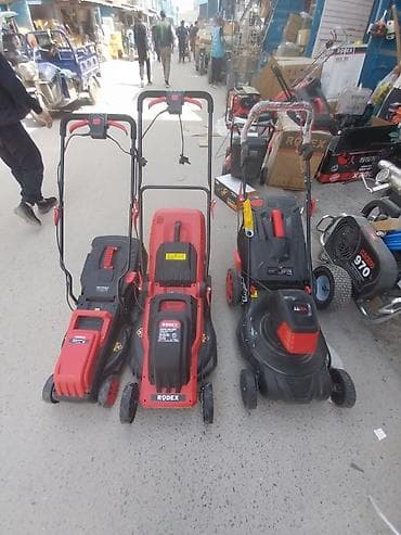 без двиготеля: Газонокосилка RODEX (бензиновая, самоходная) - Мощность двигателя — 4