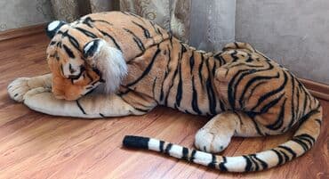 детская лошадка качалка купить: Мягкая игрушка в виде лежащего тигра. Игрушка выполнена из мягкого — 3