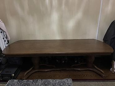 Залга арналган столдор: Зал үчүн үстөл, Бүктөө эмес, Тик бурчтуу — 1