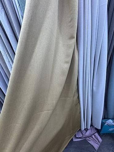 Портьерные ткани в современном спокойном стиле - Фактура: плотное