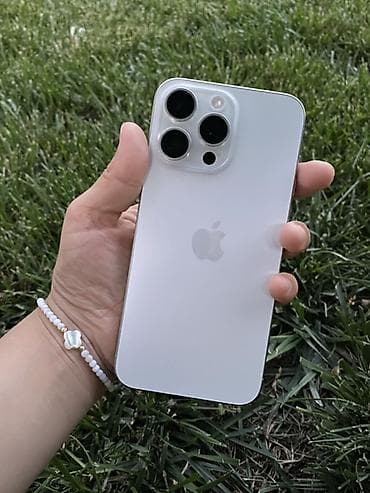 IPhone 15 Pro Max, 256 ГБ, White Titanium, 85 %