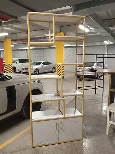 Металлические стеллажи/перегородки с декоративной отделкой «под — 2