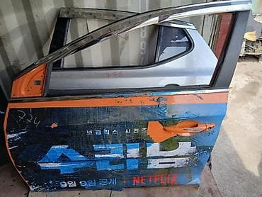 samsung e350: Дверь Передняя левая Hyundai, Б/у, Оригинал — 1