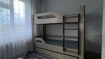 bunk bed: Двухъярусная кровать, Б/у, С выкатной системой — 2