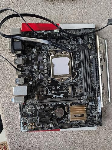 Материнская плата, Б/у, Asus, LGA1151, Micro-ATX, Для ПК