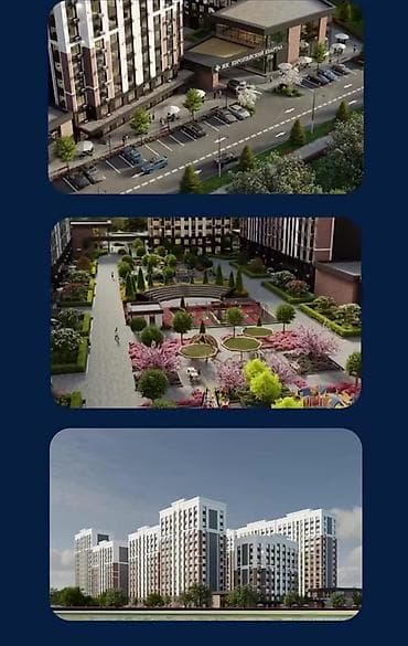 golden hous: 2 комнаты, 39 м², Элитка, 6 этаж, Готовая ПСО (под самоотделку) — 3