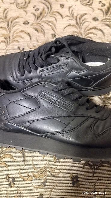 reebok кроссовки: Кроссовки Reebok Classic, мужские, цвет черный - Материал верха — 4