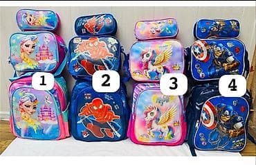 пенал бу: Школьный набор 3 в 1 для девочек/мальчиков 🎒 АКЦИЯ,АКЦИЯ ✨ В комплект — 5