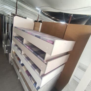 Односпальная кровать, Новый, С матрасом, длина - 190 см