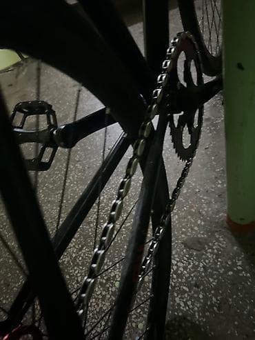 велесапет: Фикс-байк (single speed) с шоссейным рулем - Легкая городская рама с — 4