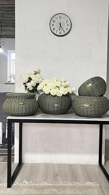 маслосыр база бишкек фото: Плетёные уличные кашпо для растений - Форма: округлая, бочонок/тыква — 6