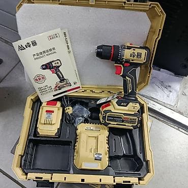 безшеточные шруповерты: Аккумуляторная дрель-шуруповерт FBH20-13A (бесщеточная), комплект в — 1