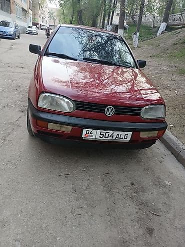 Volkswagen Golf III, 5‑дверный хэтчбек, красный цвет. Основные — 3
