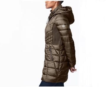 купить женский пуховик большого размера: Пуховик, По колено, XS, 2XL — 3