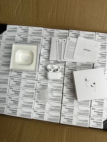 чехлы на аирподс 3: Вкладыши, Apple, Новый, Беспроводные (Bluetooth), Студийные — 5