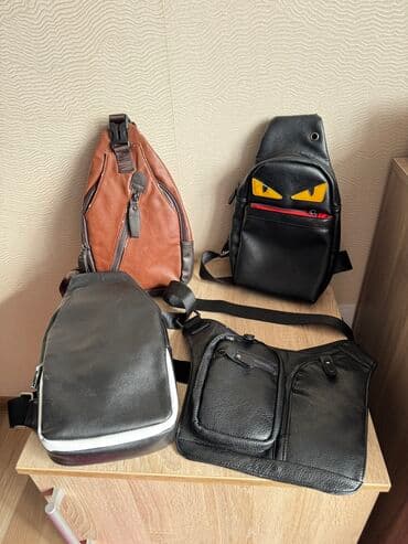 Барсетка, Материал: Искусственная кожа, Застежка на молнии, Множество карманов, Моющийся материал, Новый