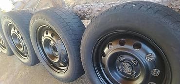продаю диски с резиной: Колеса в сборе 185 / 65 / R 14, Зима, Б/у, Комплект, Легковые, Железные, отверстий - 4 — 3