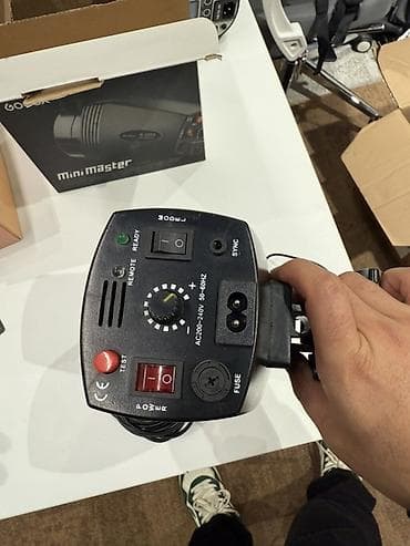 лампы для фототерапии: Студийная вспышка Godox K-150A Mini Master Компактный импульсный — 6