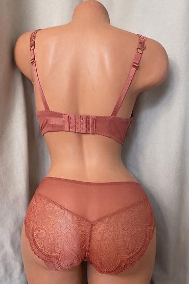 нижный беле: Комплект, Бюстгальтер, Микрофибра, С кружевом — 3